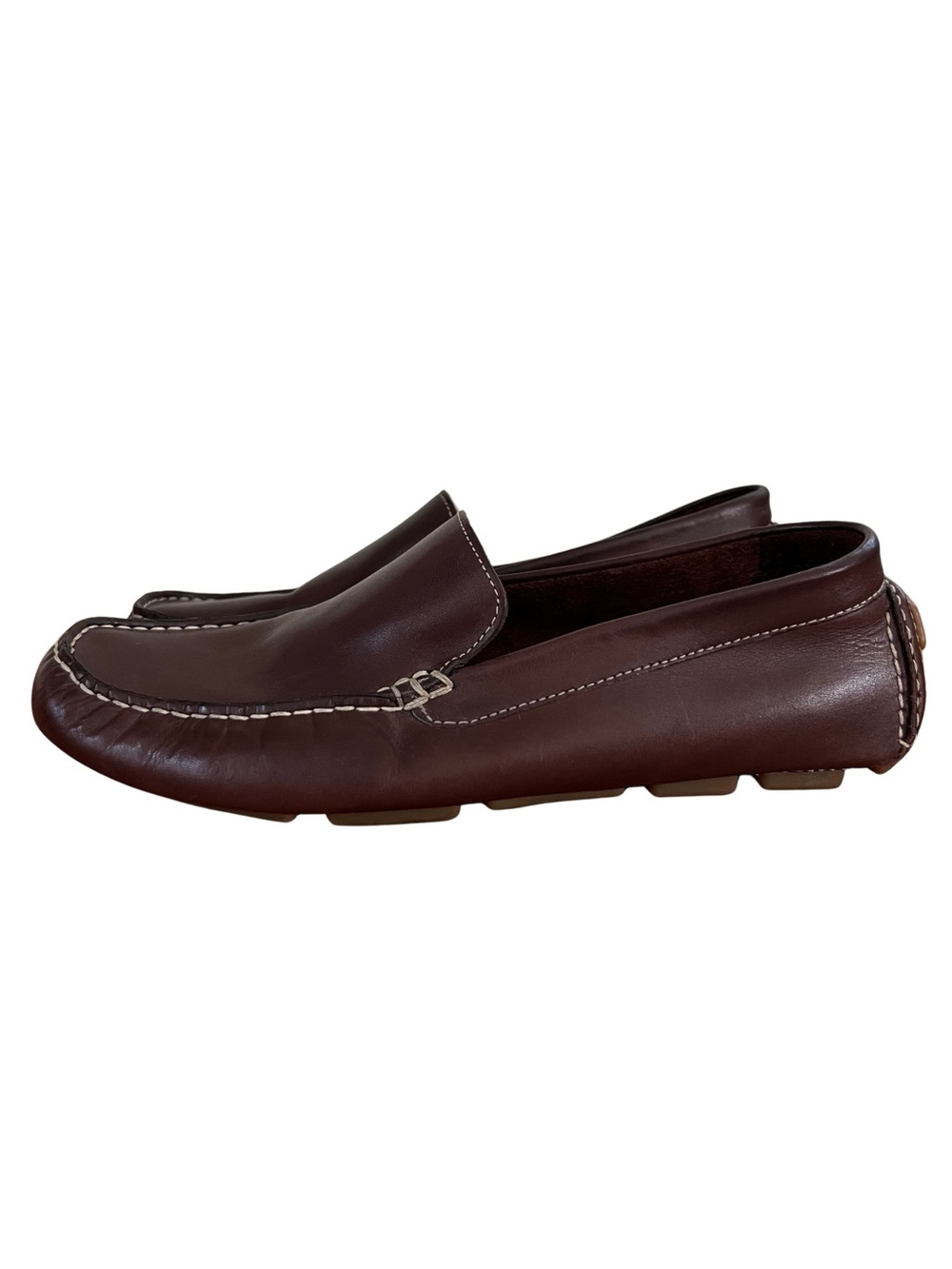 Cole Haan Brown Leather Driving Moccasins Slip On Loafers Women’s Size 8.5B - Picture 1 of 10